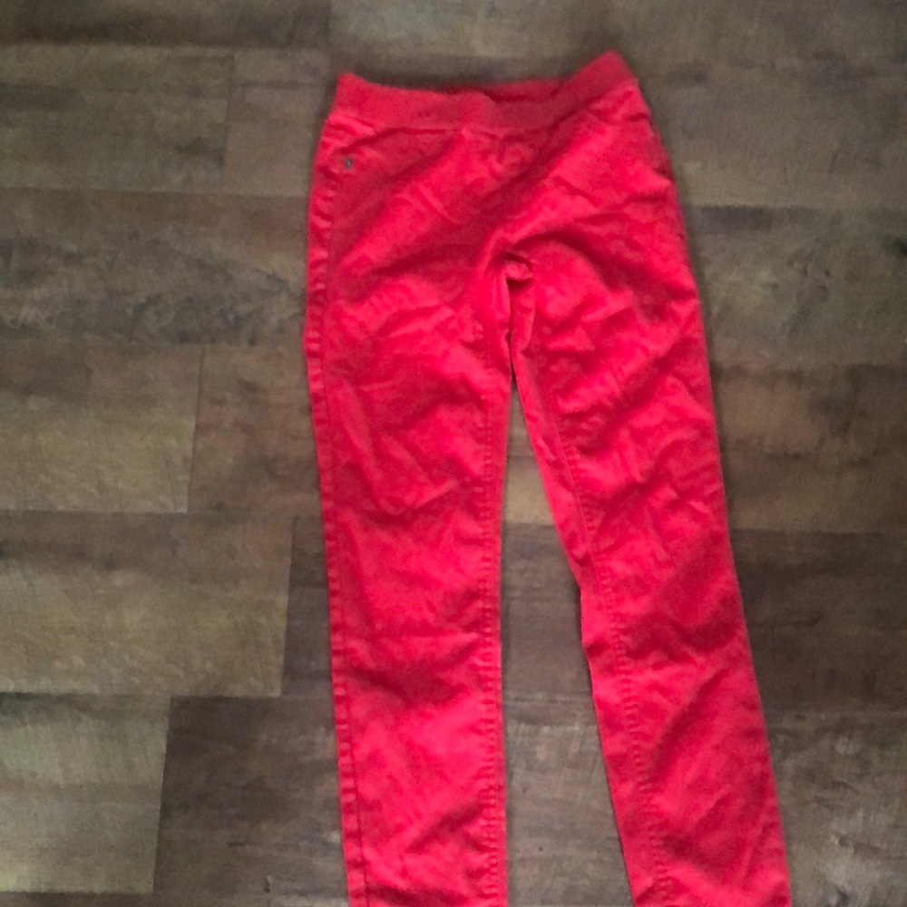 Justice red pants size 12 slim